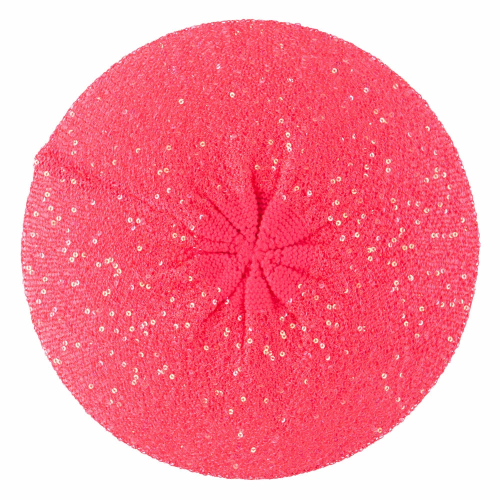 Something Special Sequin Nylon Stretchable Beret - Image 15