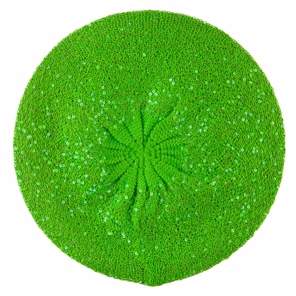 Something Special Sequin Nylon Stretchable Beret - Image 20