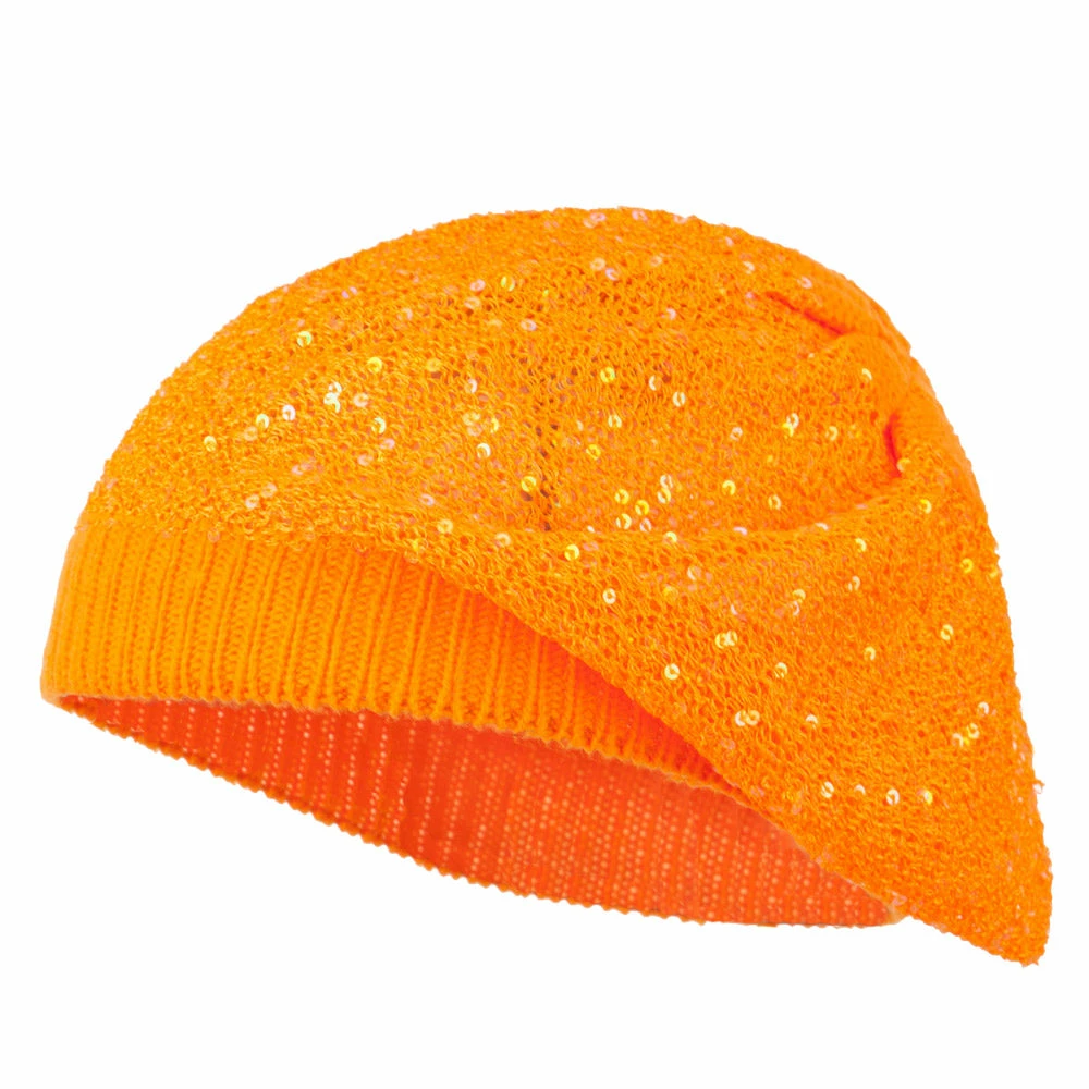 Something Special Sequin Nylon Stretchable Beret - Image 21