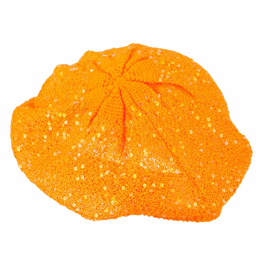 Something Special Sequin Nylon Stretchable Beret - Image 22