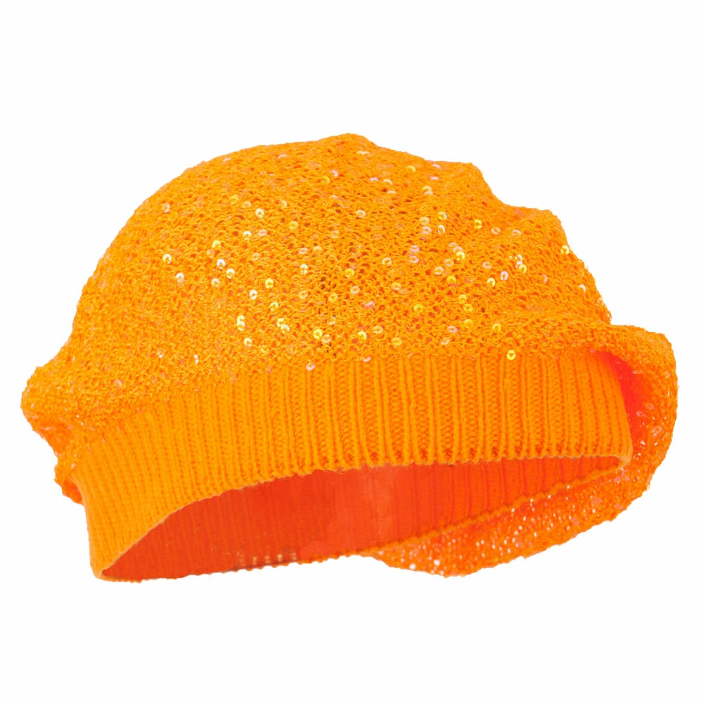 Something Special Sequin Nylon Stretchable Beret - Image 24