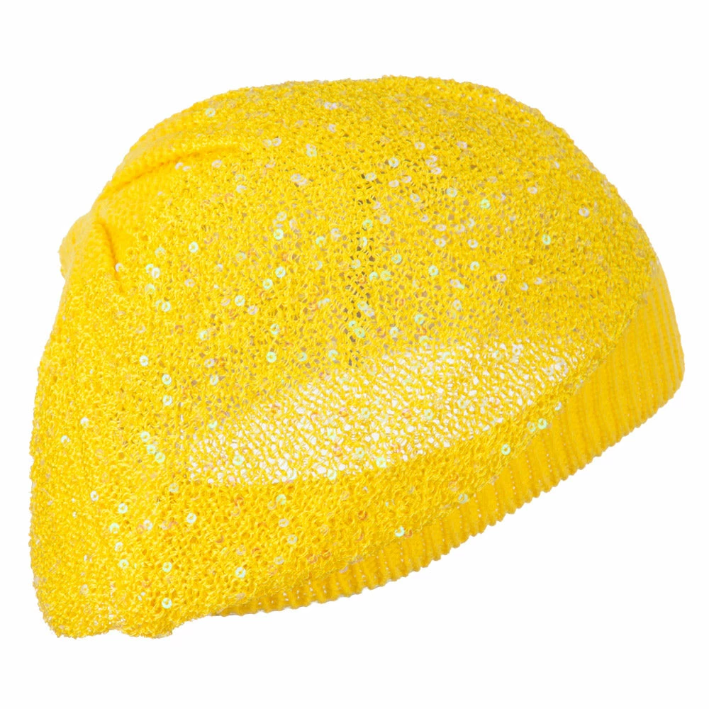 Something Special Sequin Nylon Stretchable Beret - Image 28