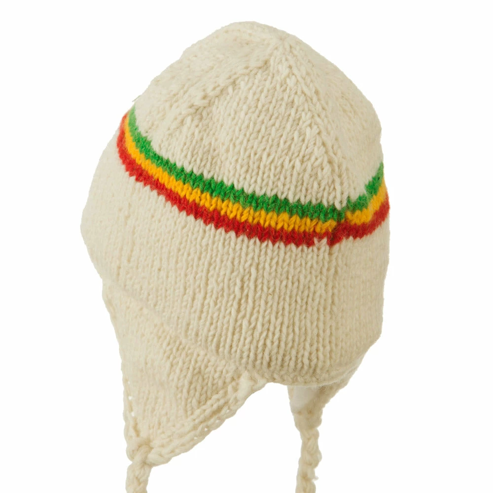 Rasta World Solid RGY Jaquard Beanie - Image 7