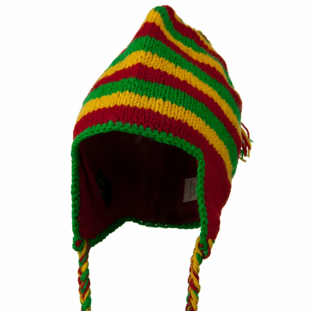 Rasta World Solid RGY Jaquard Beanie