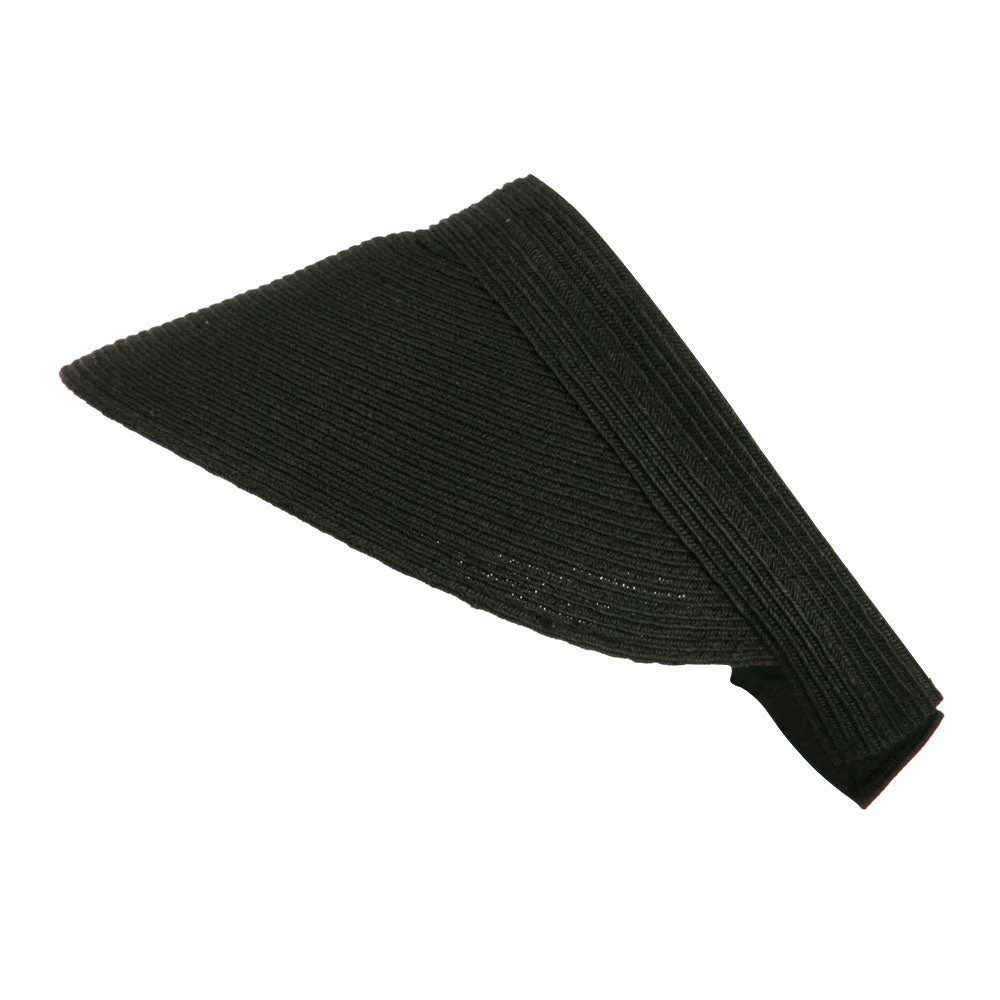 LTC UPF 50+ Solid Toyo Paper Braid Adjustable Visor - Image 15