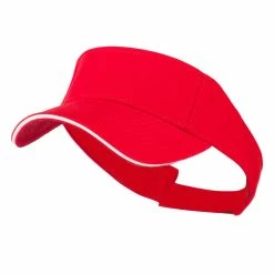 Brushed Cotton Twill Sandwich Visor