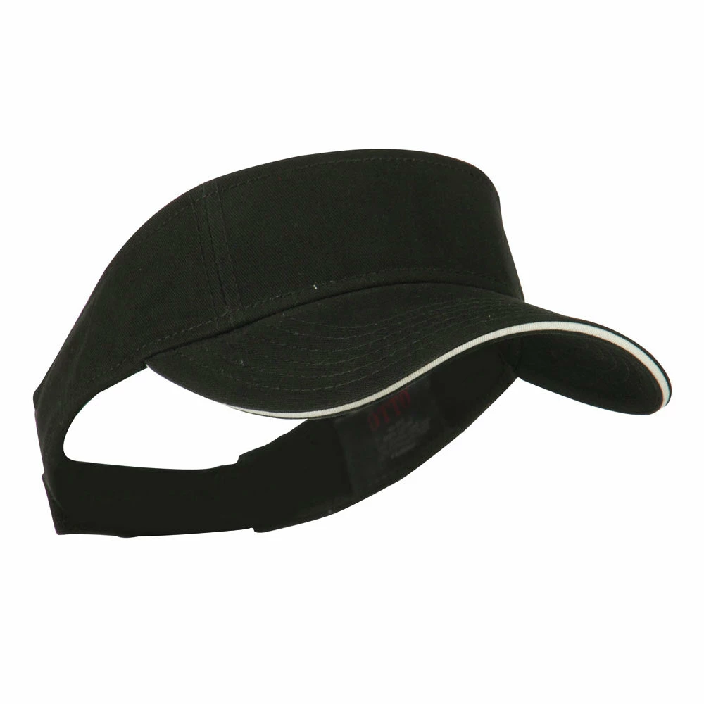 Brushed Cotton Twill Sandwich Visor - Image 19