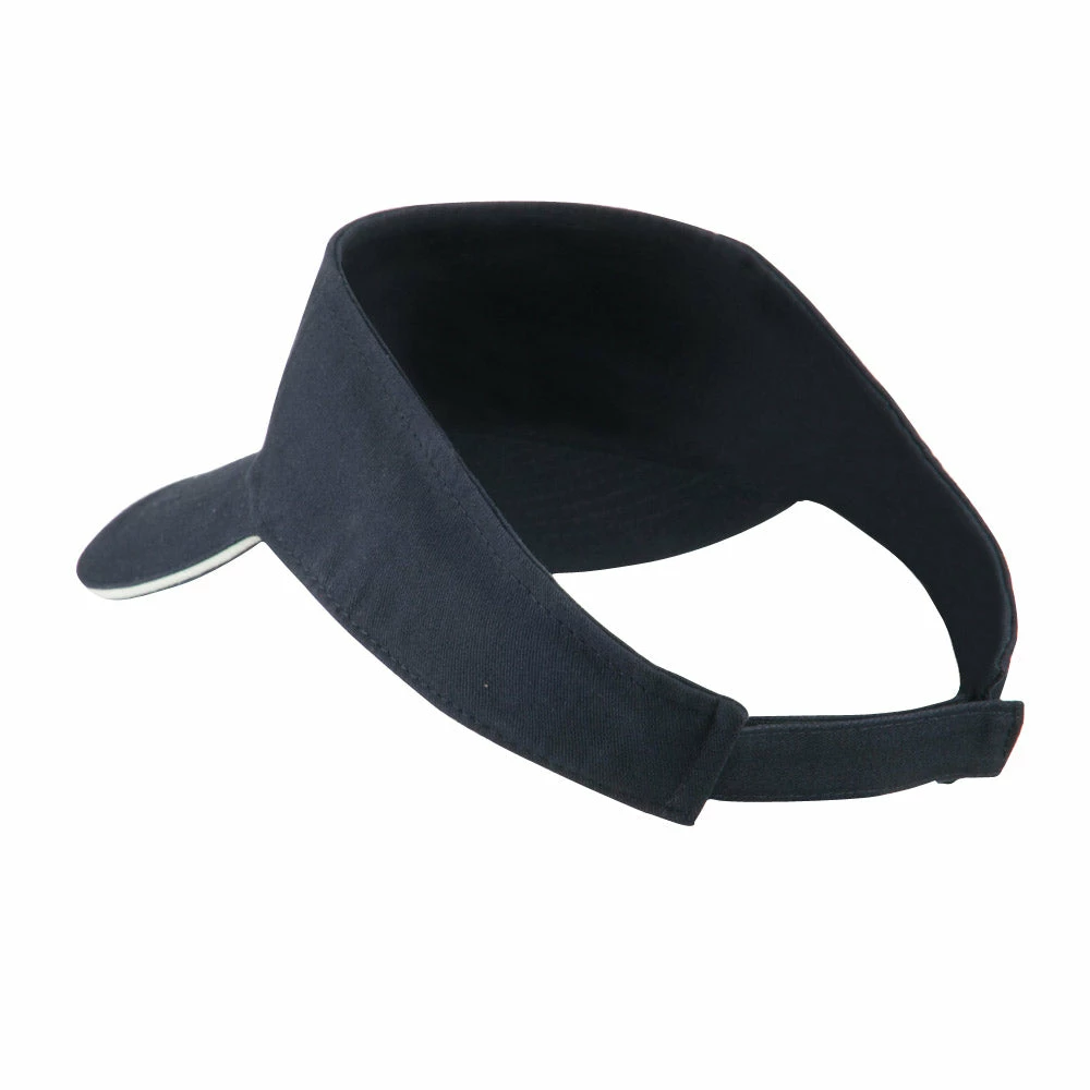 Brushed Cotton Twill Sandwich Visor - Image 22