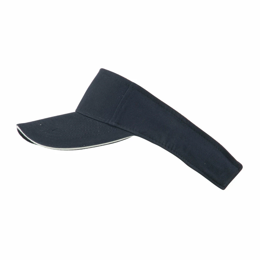 Brushed Cotton Twill Sandwich Visor - Image 25