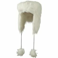 Jeanne Simmons Woman's Faux Fur Pom Pom Trooper Hat