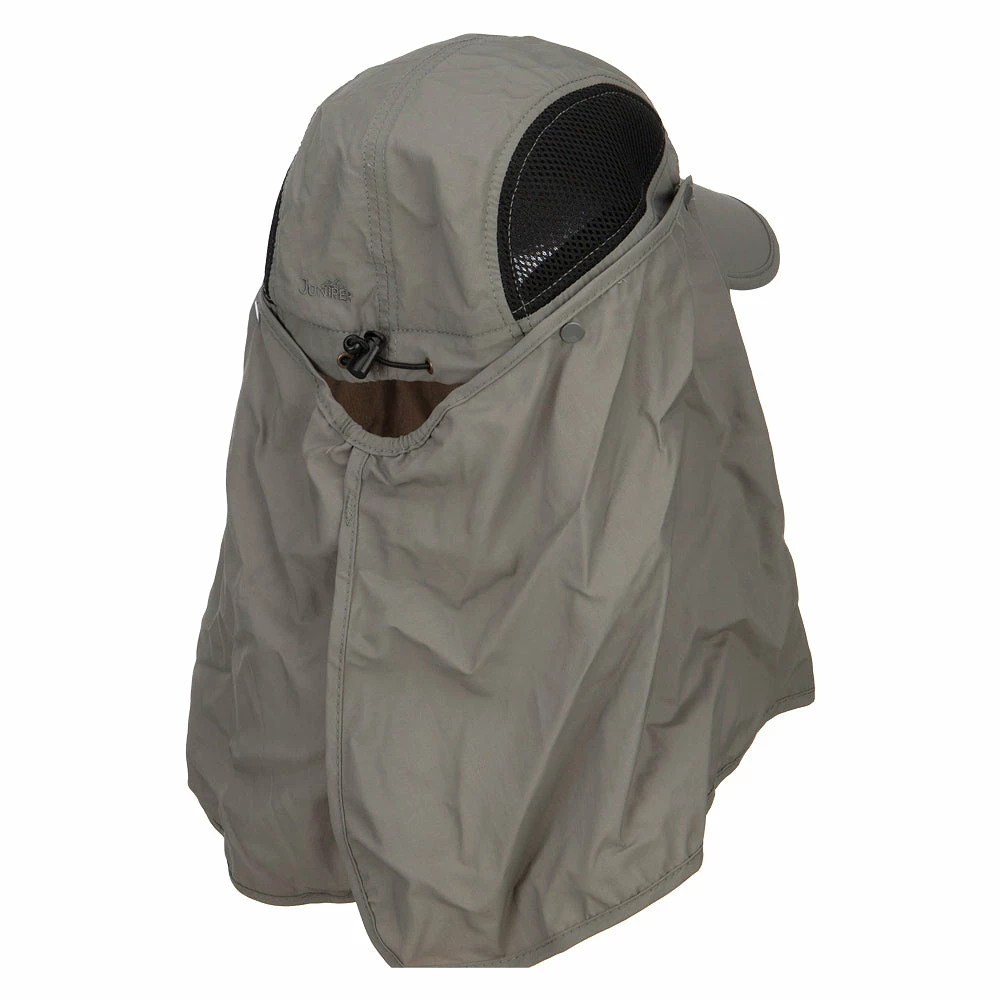 MG Taslon UV Cap With Removable Neck Flap - Image 8