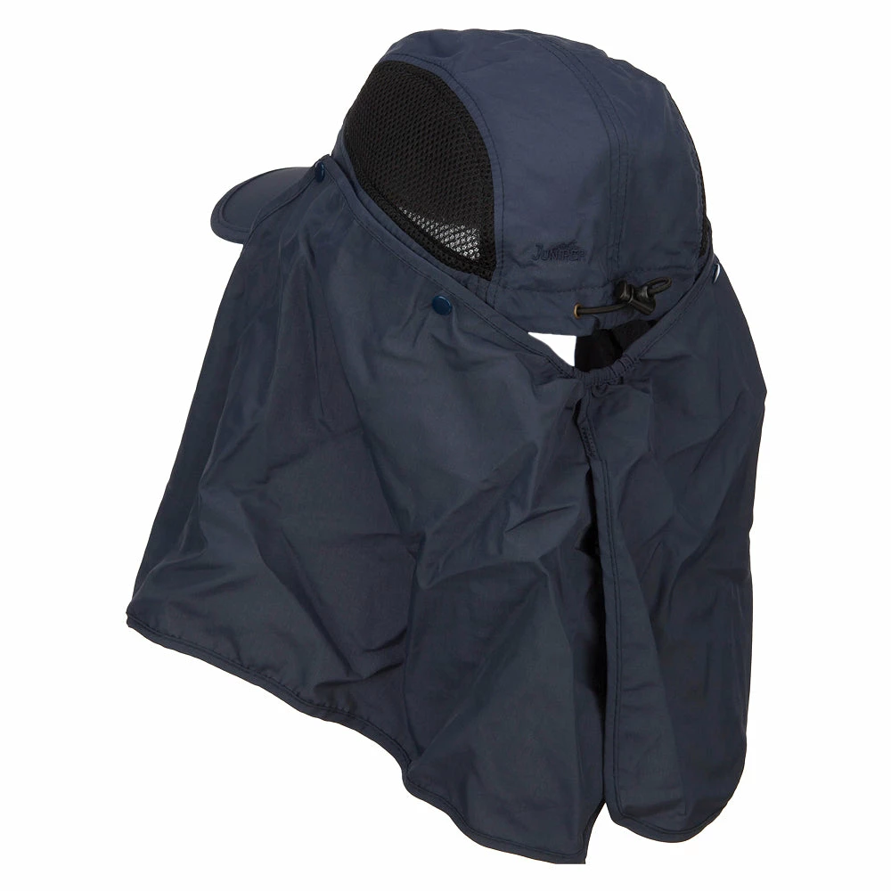 MG Taslon UV Cap With Removable Neck Flap - Image 12