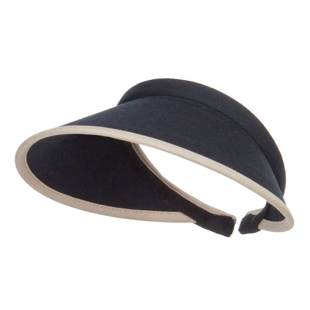 MG Trim Brushed Cotton Clip On Visor