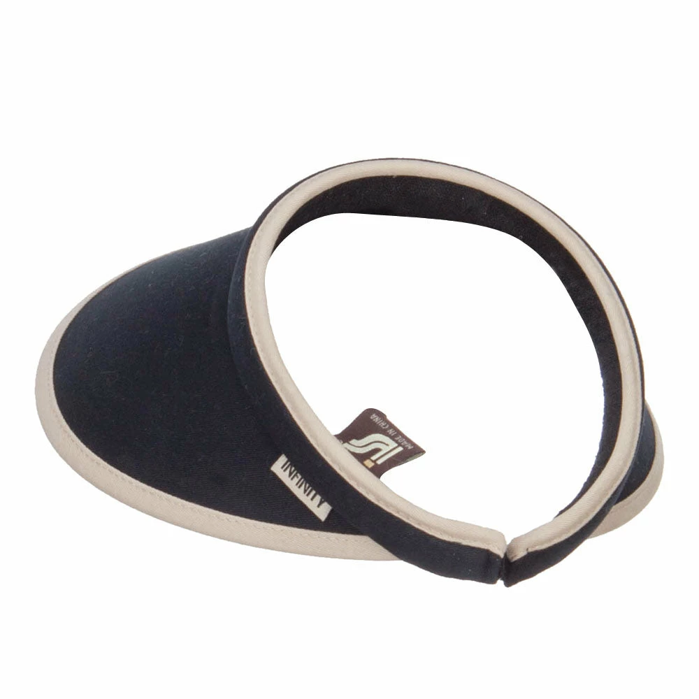 MG Trim Brushed Cotton Clip On Visor - Image 2