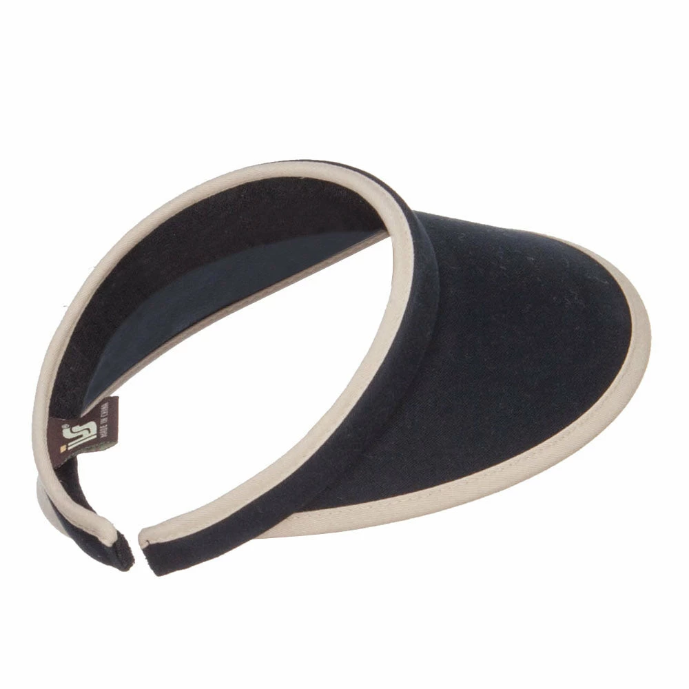 MG Trim Brushed Cotton Clip On Visor - Image 3