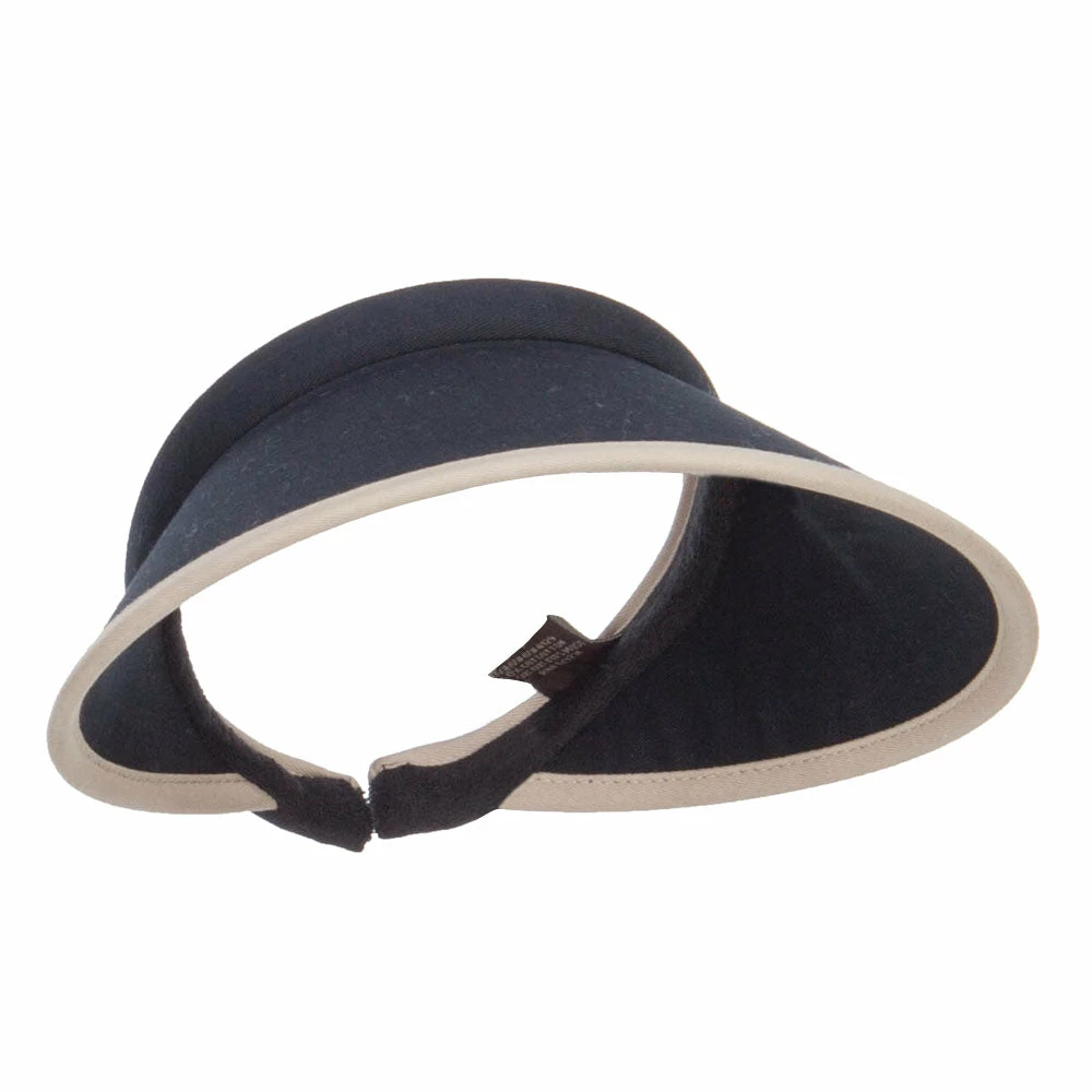 MG Trim Brushed Cotton Clip On Visor - Image 4