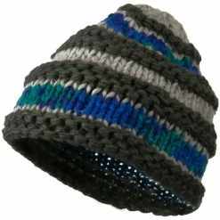 Jeanne Simmons Unisex Acrylic Thick Striped Beanie