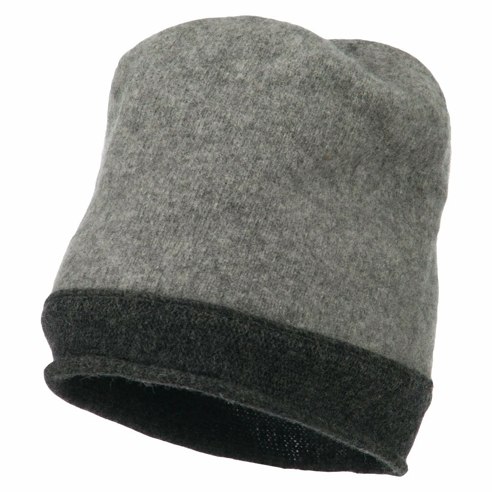 Something Special Two Tone Wool Beanie Cap