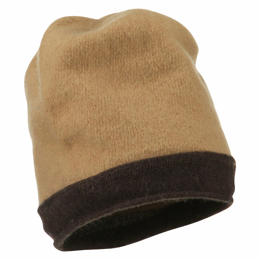 Something Special Two Tone Wool Beanie Cap - Image 14