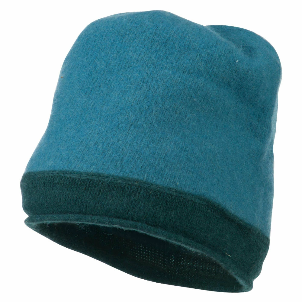 Something Special Two Tone Wool Beanie Cap - Image 6