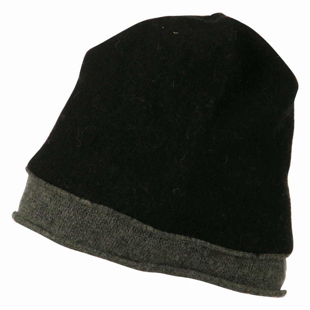 Something Special Two Tone Wool Beanie Cap - Image 20