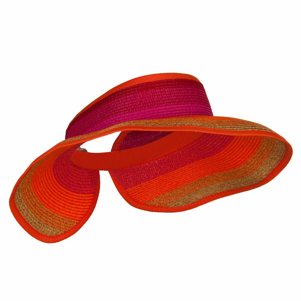 Jeanne Simmons UPF 50+ Colorful Roll Up Sun Visor - Image 4