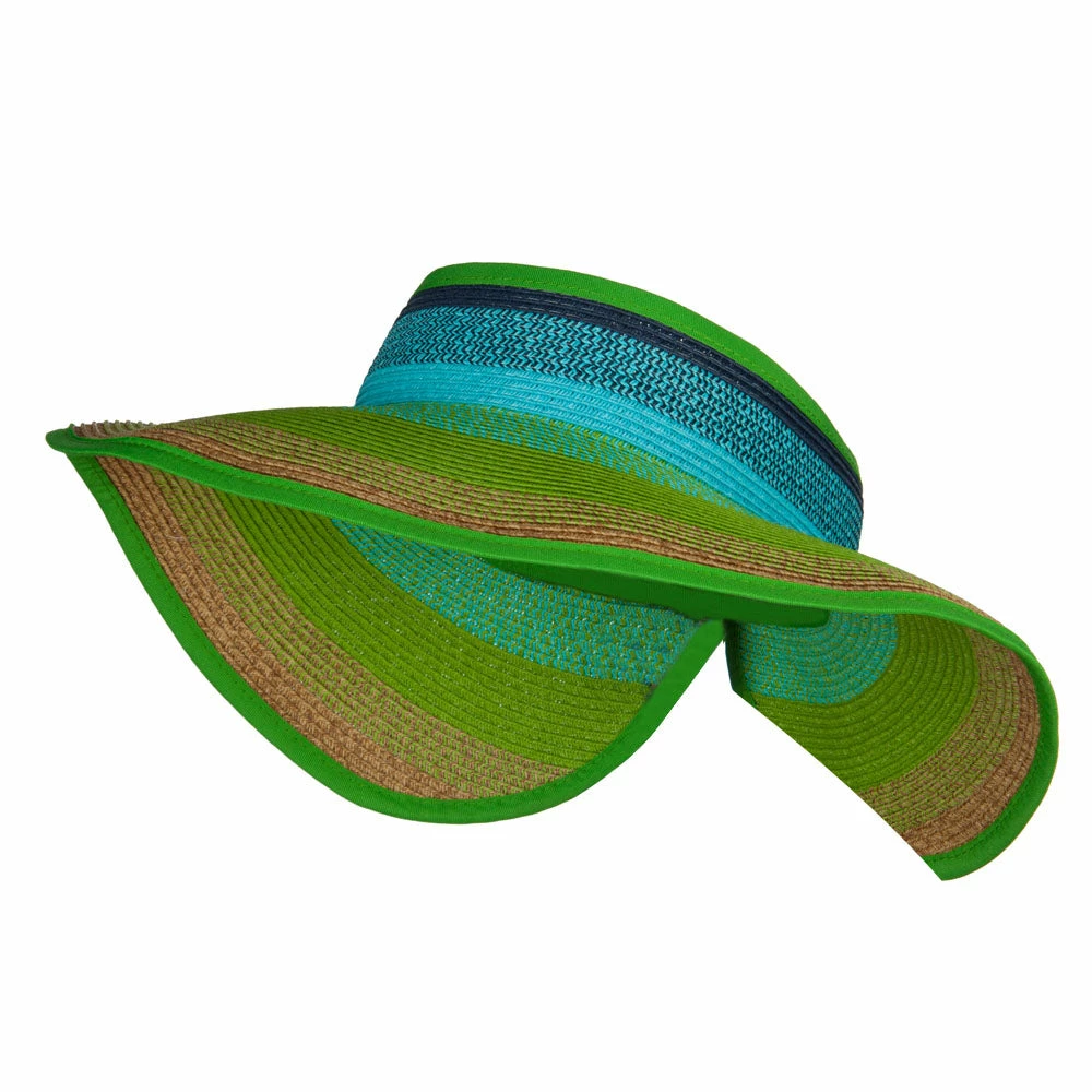 Jeanne Simmons UPF 50+ Colorful Roll Up Sun Visor - Image 6