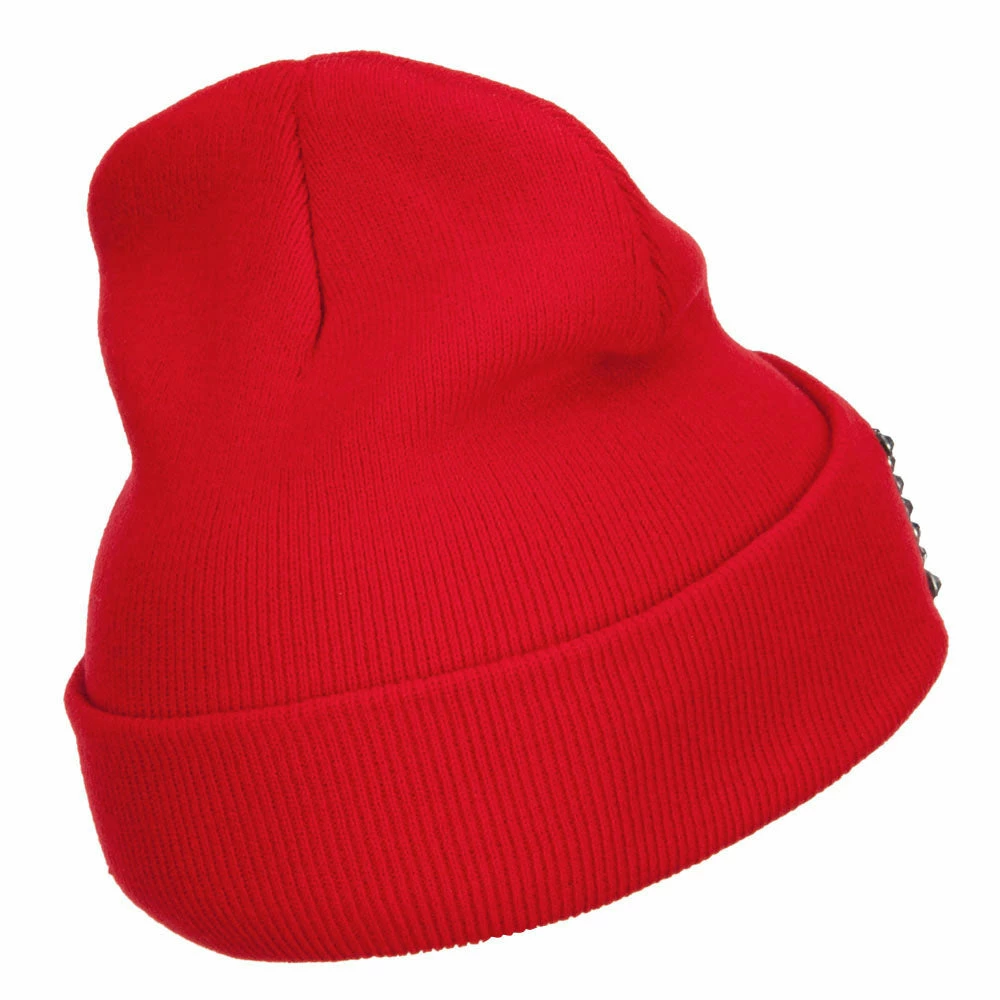 Something Special Boss Rhinestones Cuff Long Beanie - Image 8