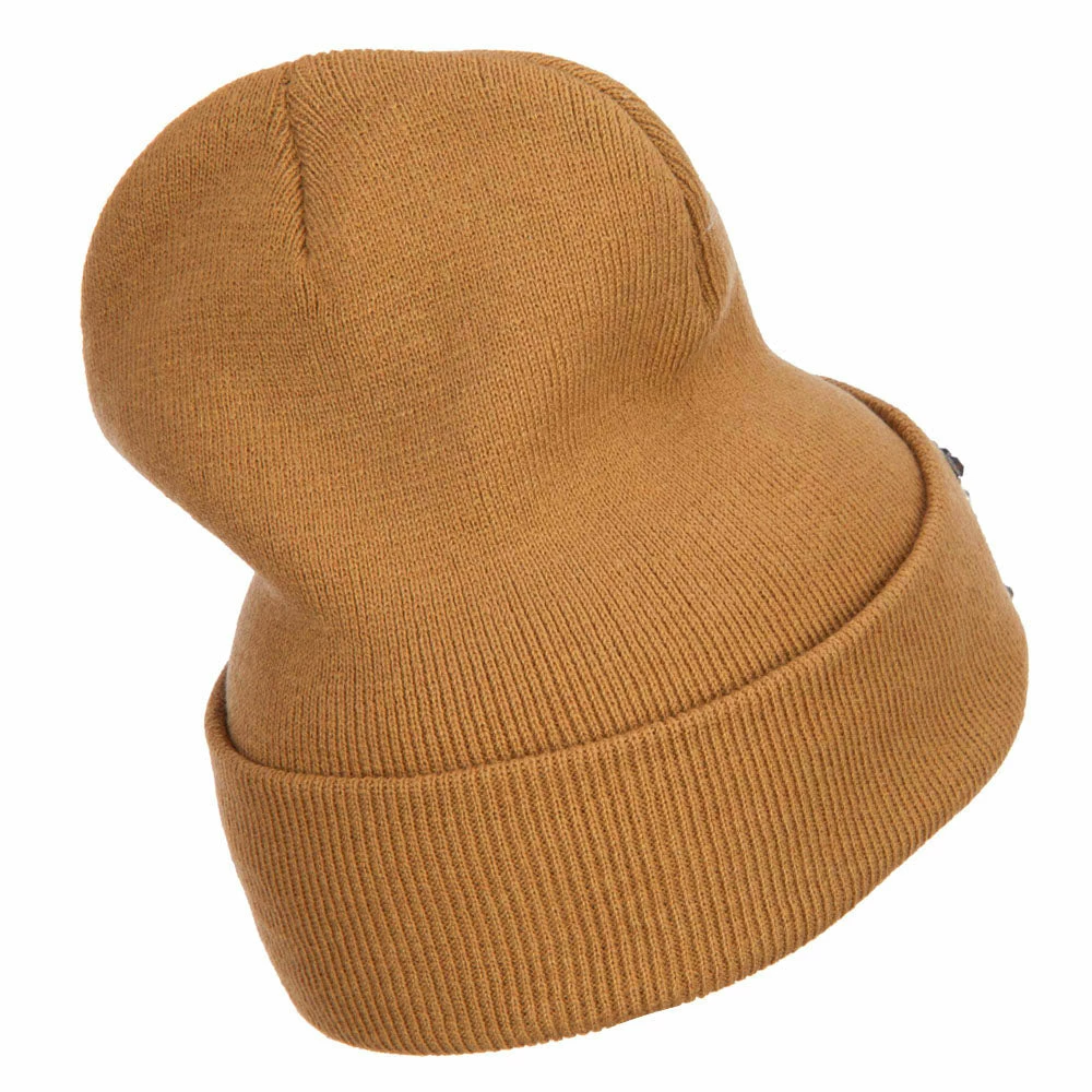 Something Special Boss Rhinestones Cuff Long Beanie - Image 23