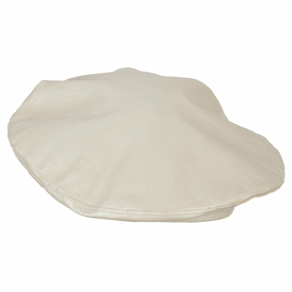 Something Special Women's Vegan Leather Fashion Beret - Image 7
