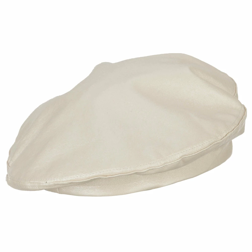 Something Special Women's Vegan Leather Fashion Beret - Image 8