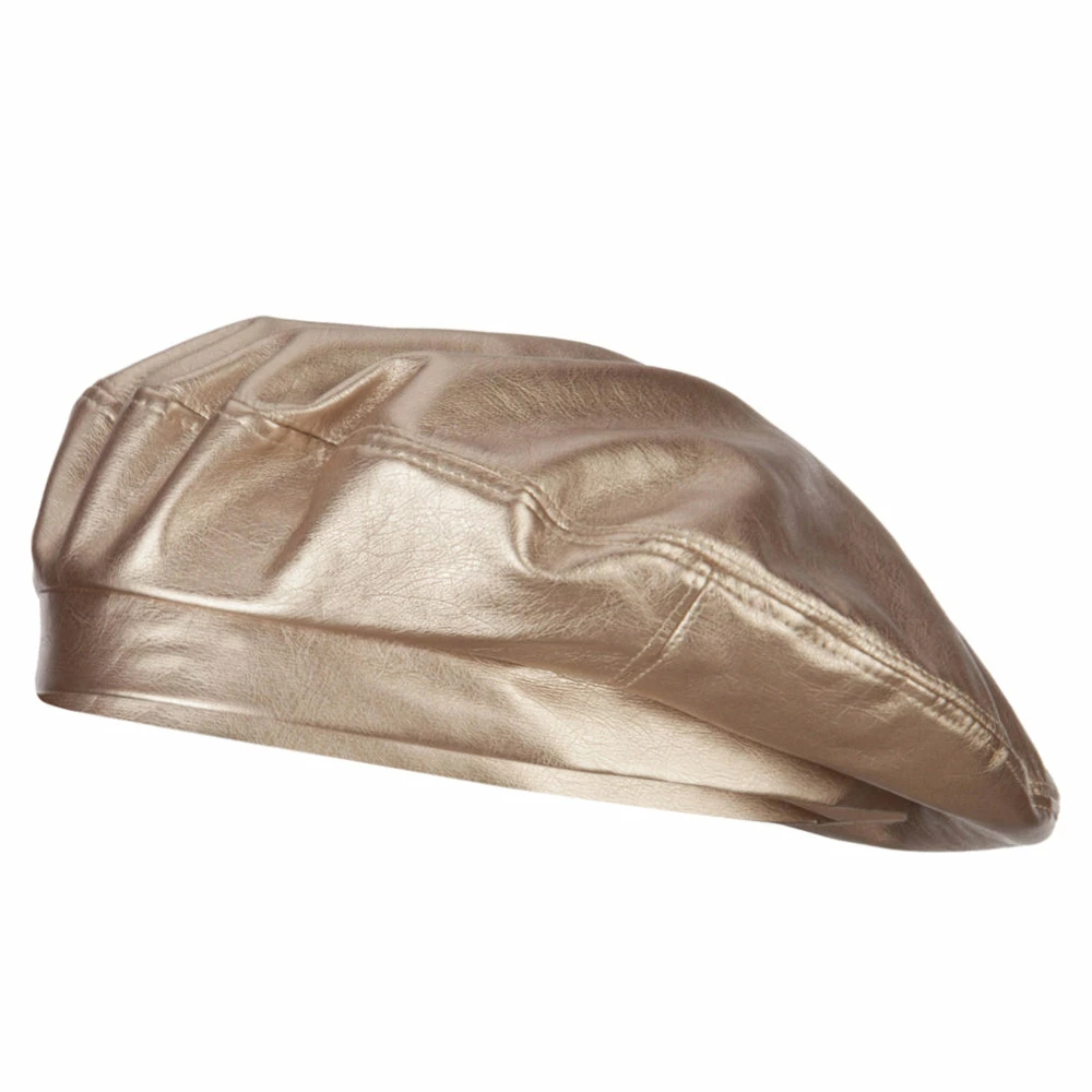 Something Special Women's Vegan Leather Fashion Beret - Image 16