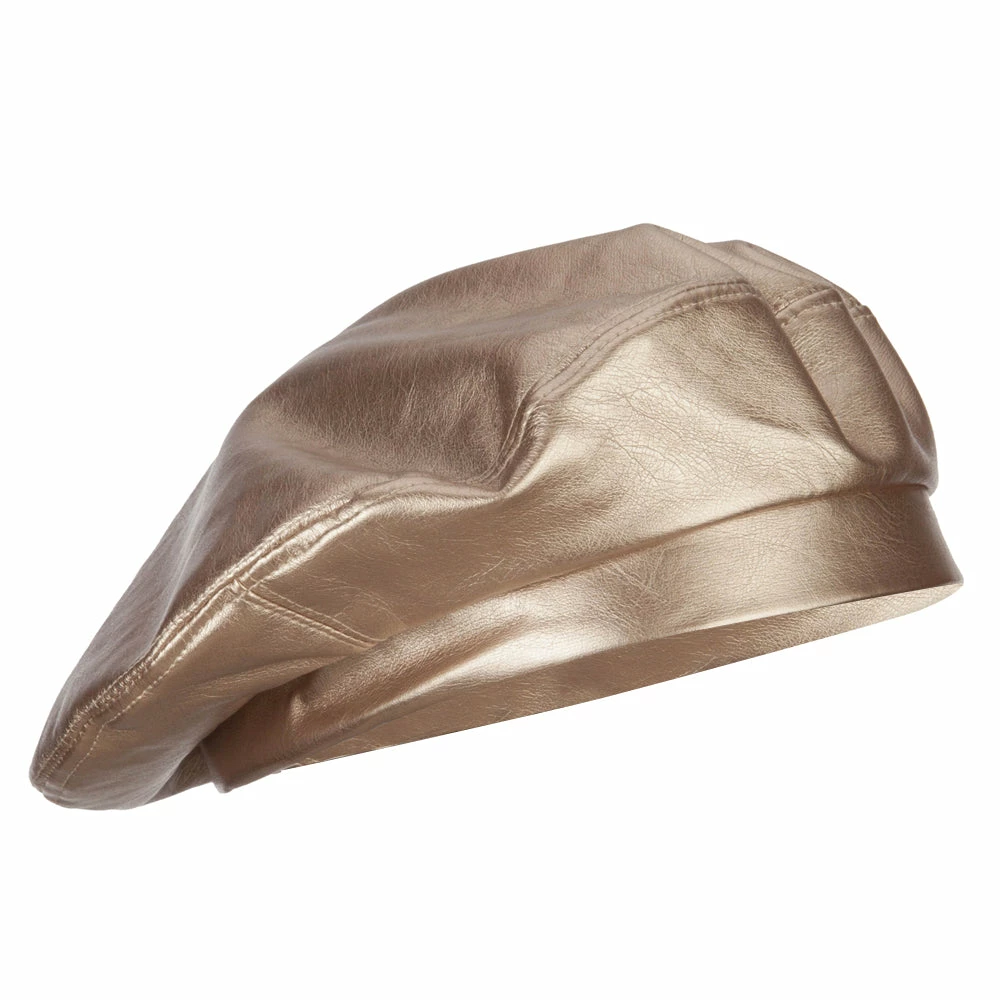 Something Special Women's Vegan Leather Fashion Beret - Image 19