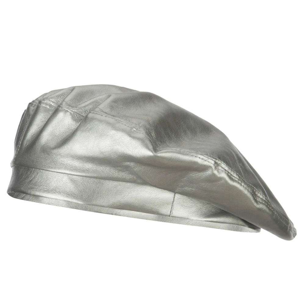 Something Special Women's Vegan Leather Fashion Beret - Image 21