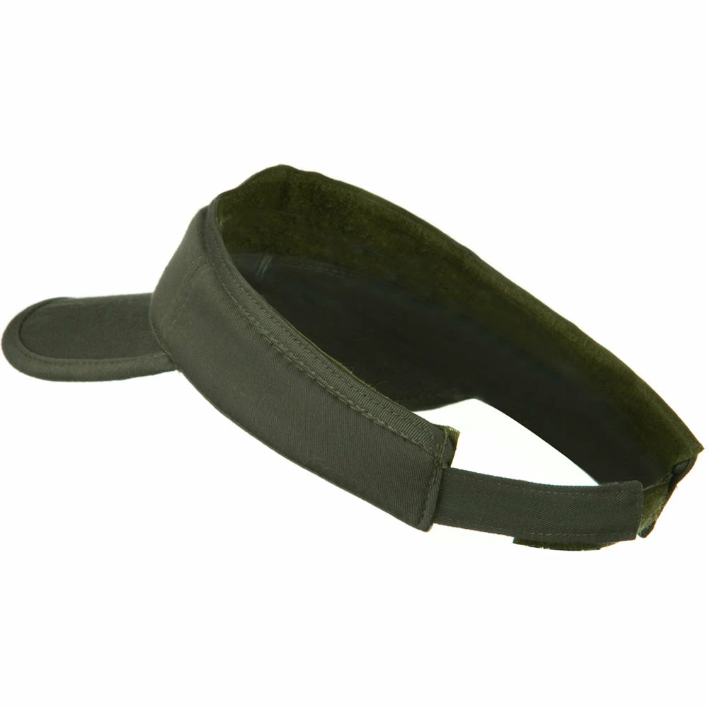 LTC Interchangeable Faux Hair Piece Foldable Cotton Visor - Image 4