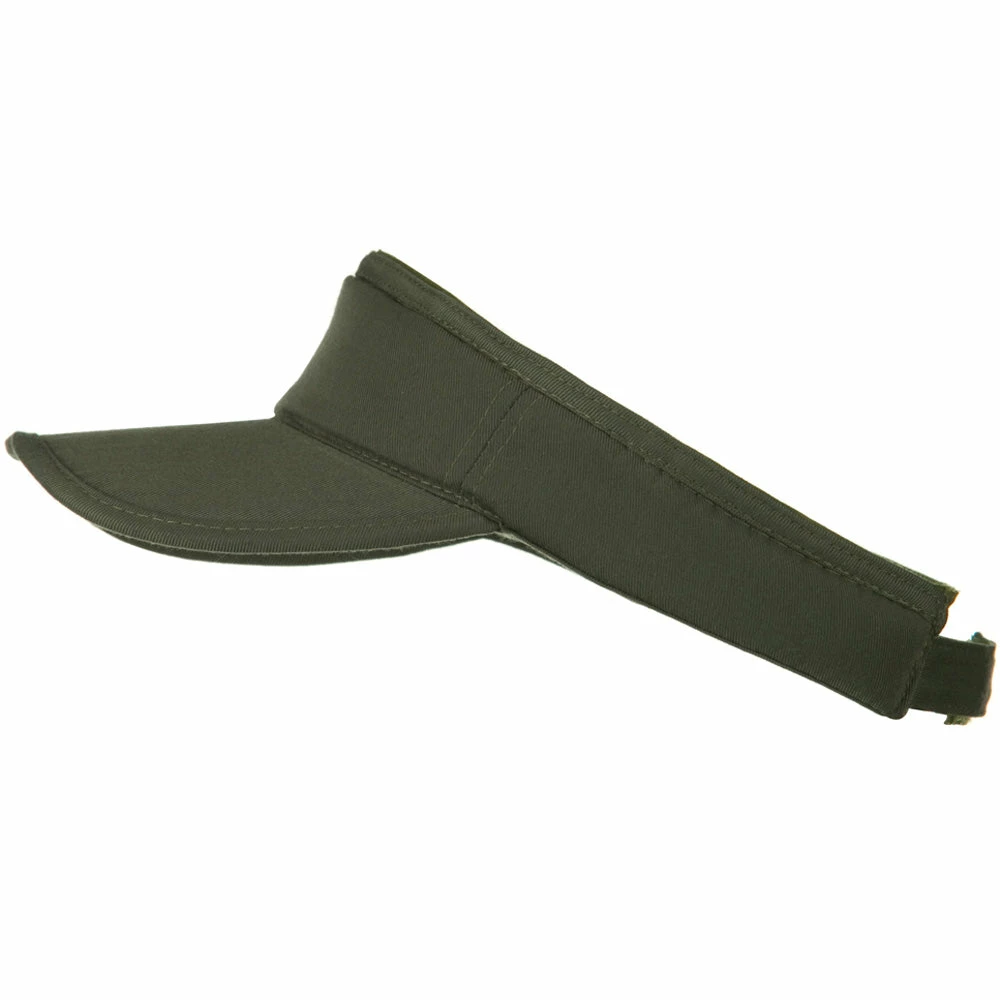 LTC Interchangeable Faux Hair Piece Foldable Cotton Visor - Image 5