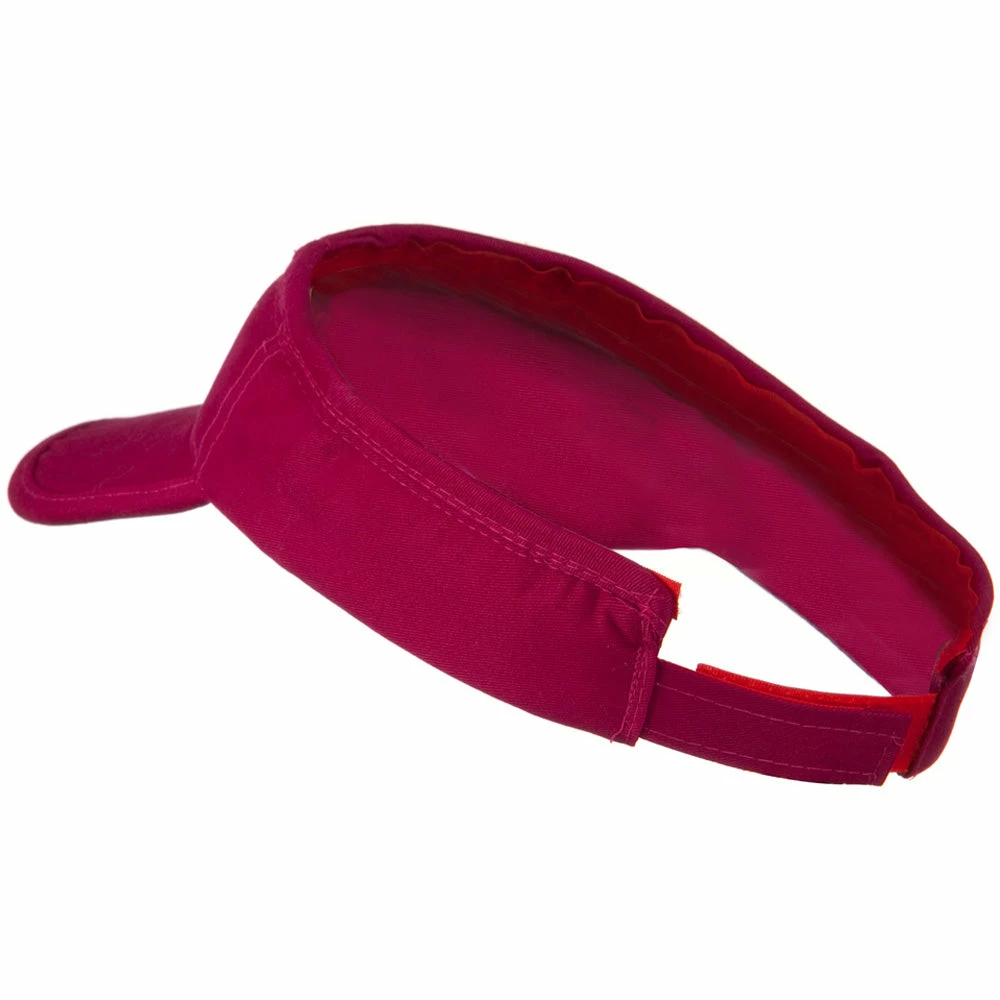 LTC Interchangeable Faux Hair Piece Foldable Cotton Visor - Image 7