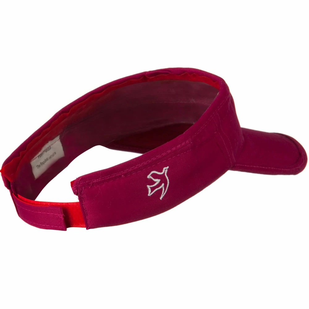 LTC Interchangeable Faux Hair Piece Foldable Cotton Visor - Image 8