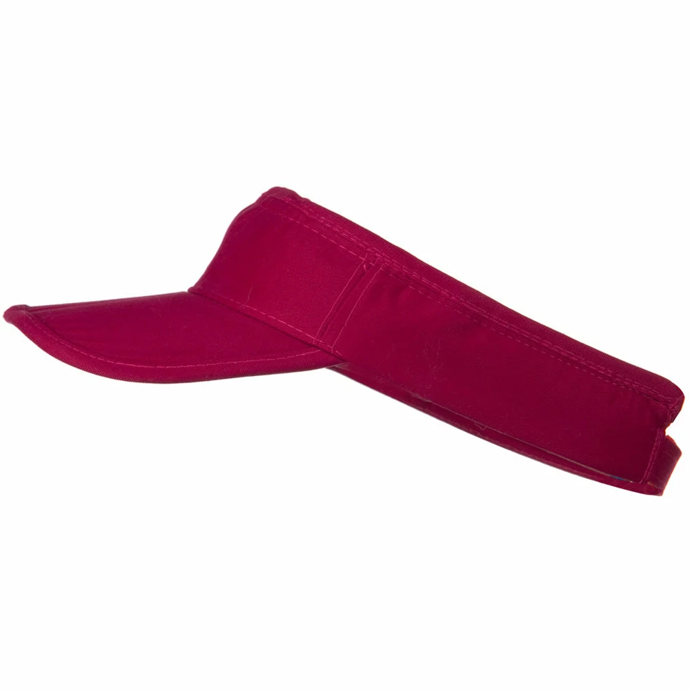 LTC Interchangeable Faux Hair Piece Foldable Cotton Visor - Image 9