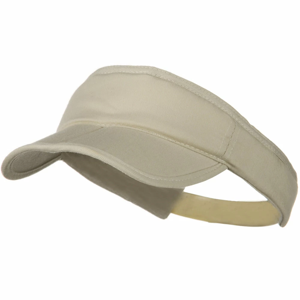 LTC Interchangeable Faux Hair Piece Foldable Cotton Visor - Image 11