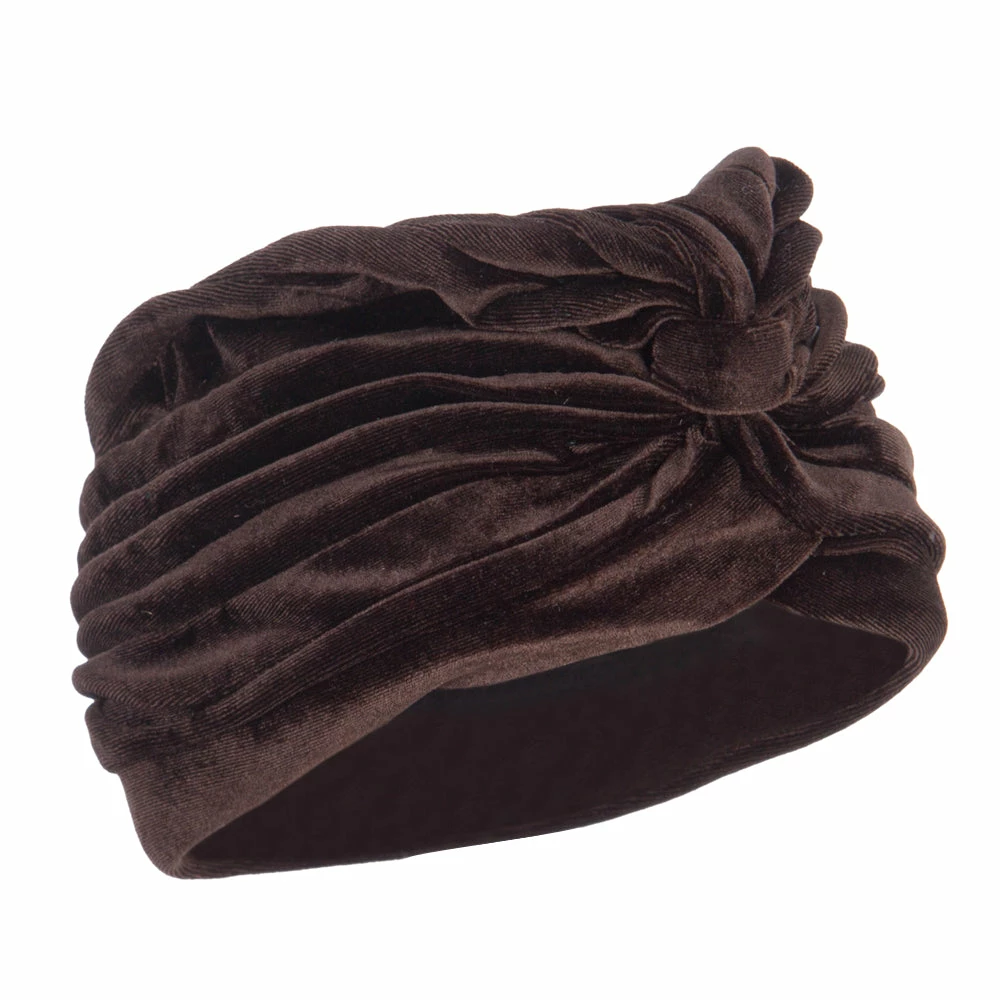 Jeanne Simmons Women's Velvet Turban Hat - Image 4