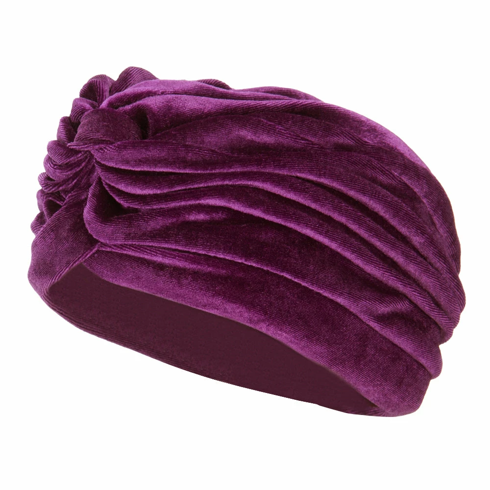 Jeanne Simmons Women's Velvet Turban Hat - Image 16