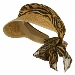 Jeanne Simmons UPF 50+ Animal Print Gardening Sun Visor