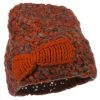 Jeanne Simmons Women's Bow Mix Yarn Acrylic Beanie
