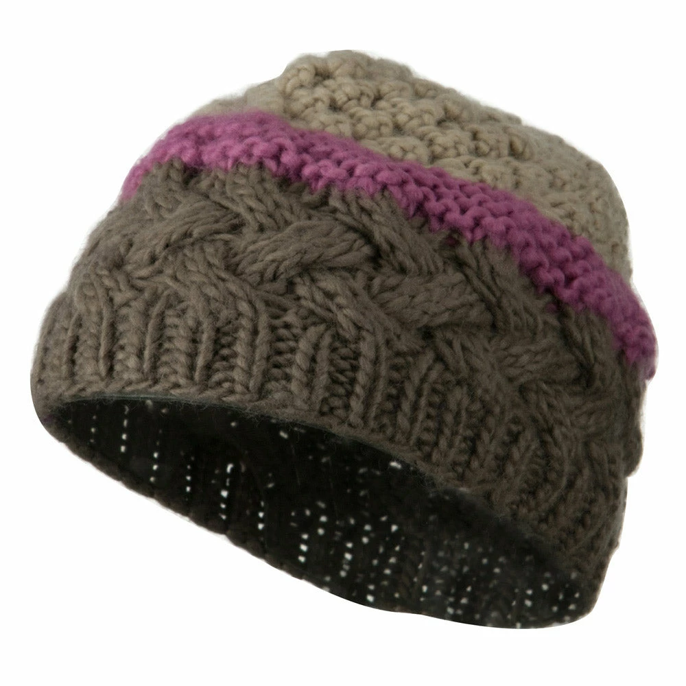 Jeanne Simmons Woman's Knit Acrylic 3 Color Beanie