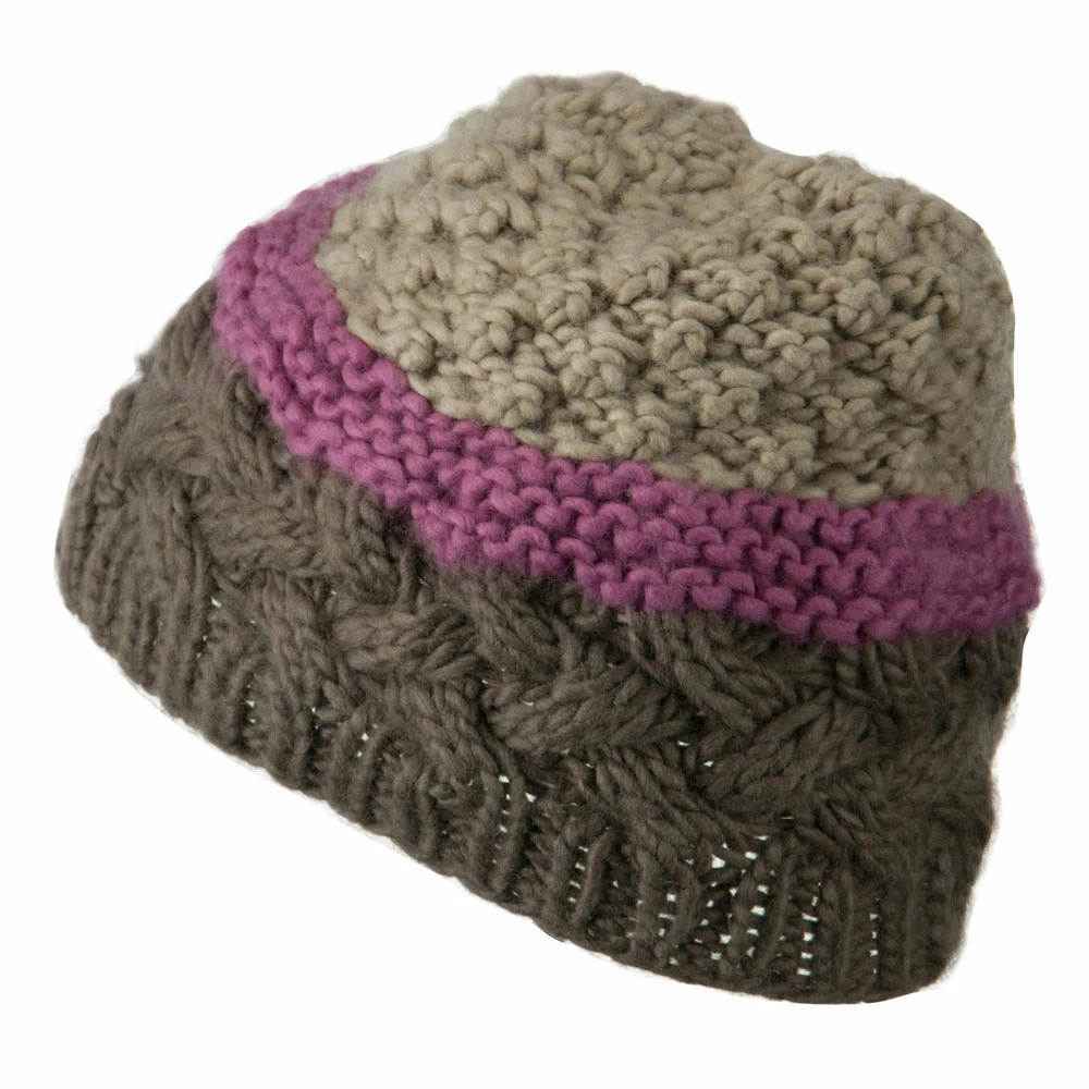 Jeanne Simmons Woman's Knit Acrylic 3 Color Beanie - Image 5