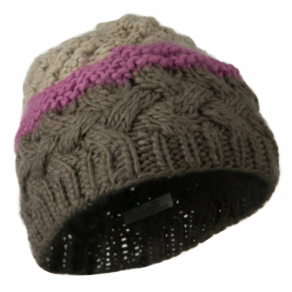 Jeanne Simmons Woman's Knit Acrylic 3 Color Beanie - Image 4