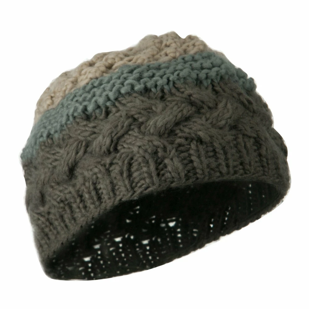 Jeanne Simmons Woman's Knit Acrylic 3 Color Beanie - Image 7