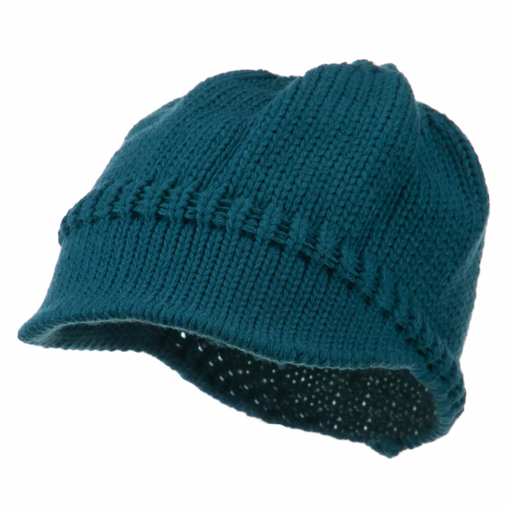 Cheveux Woman's Knit Soft Beanie Visor - Image 6