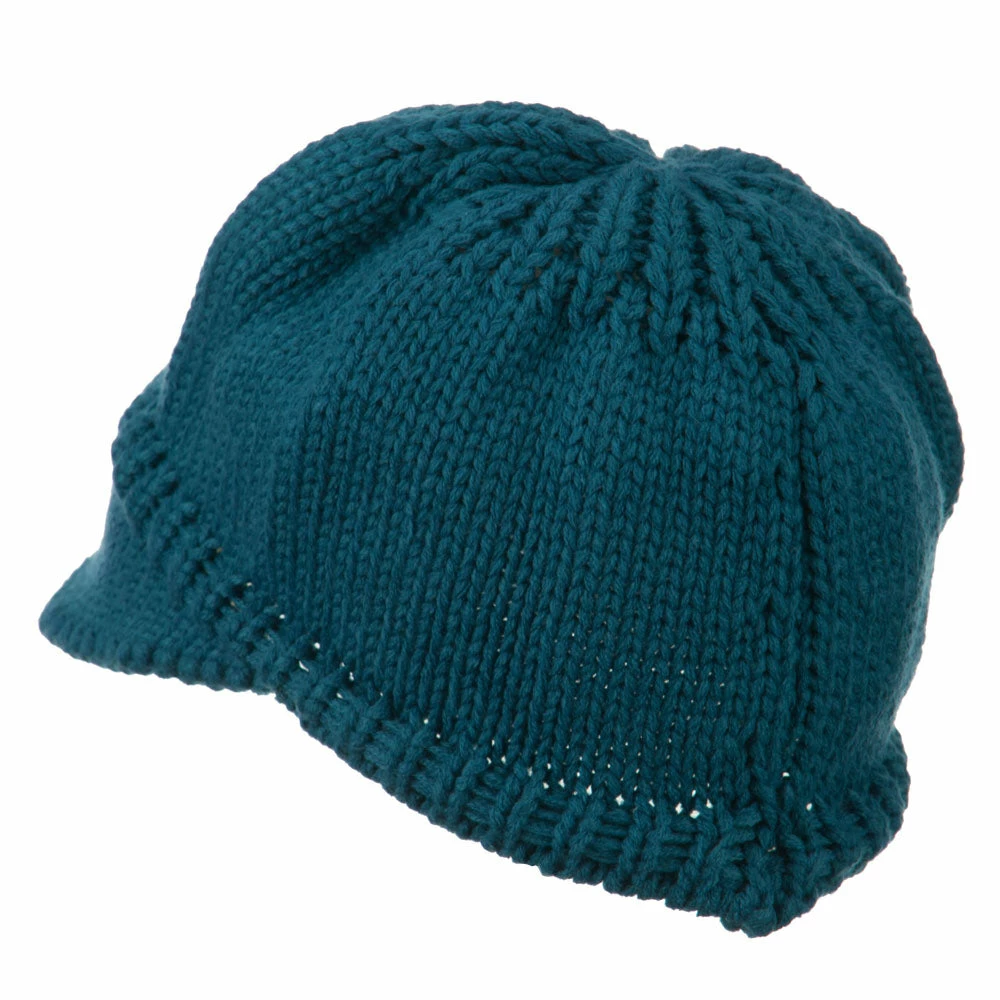 Cheveux Woman's Knit Soft Beanie Visor - Image 7